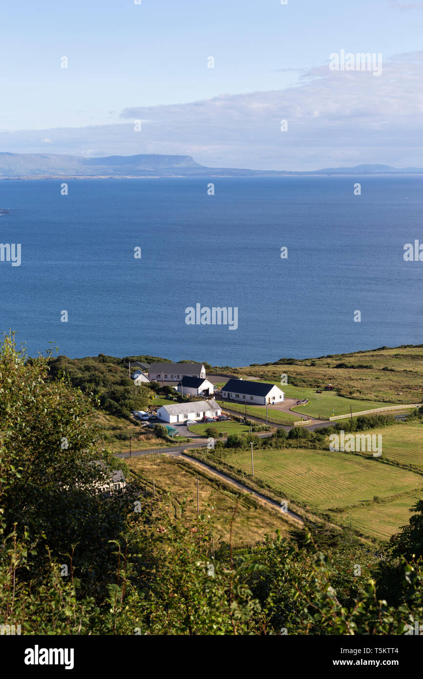 Vista verso Sligo da Tullid in Donegal Foto Stock