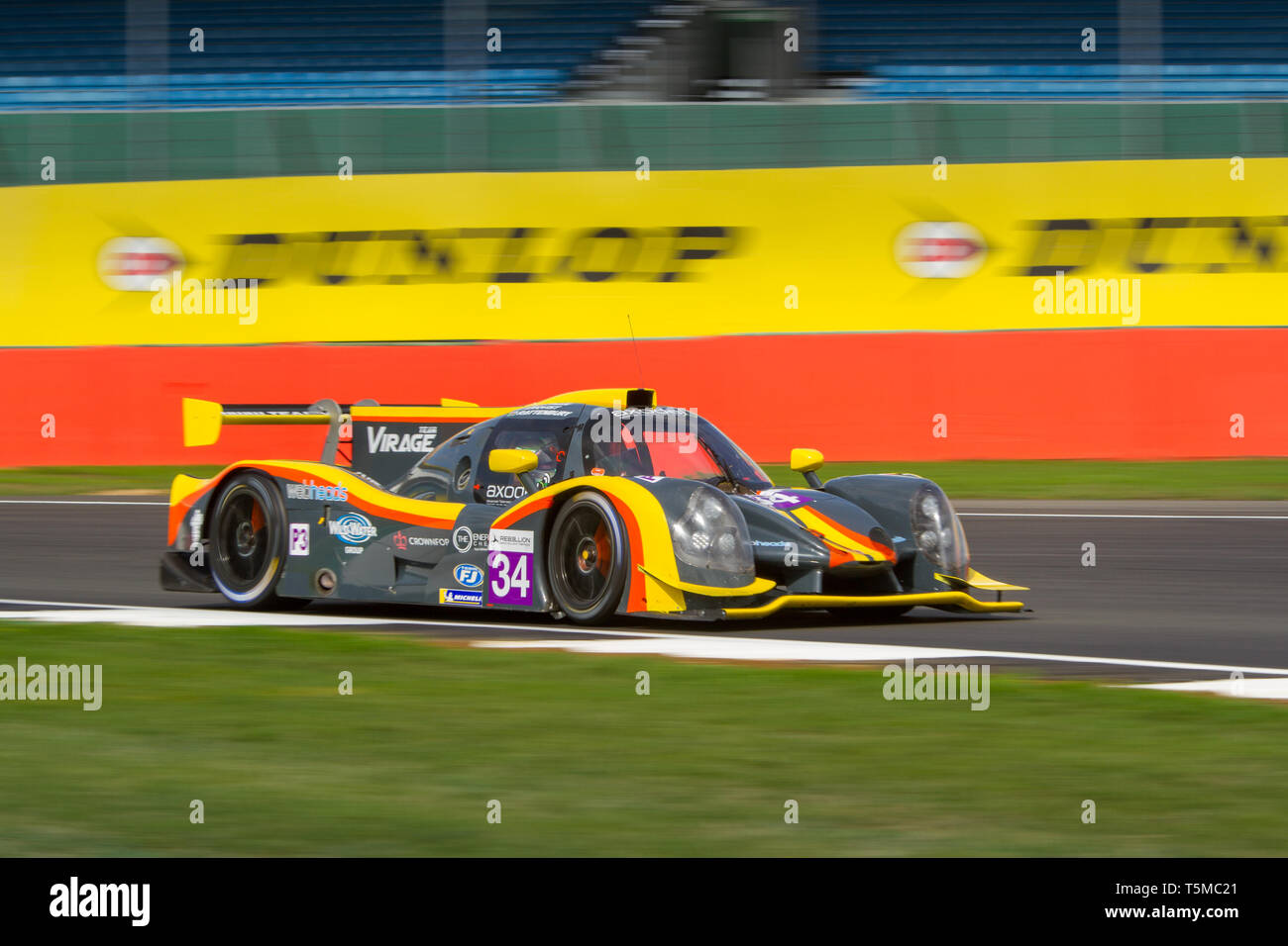 Team Virage Ligier JSP3 LMP3 auto durante la ELMS 4 Ore di Silverstone, 2018 Foto Stock