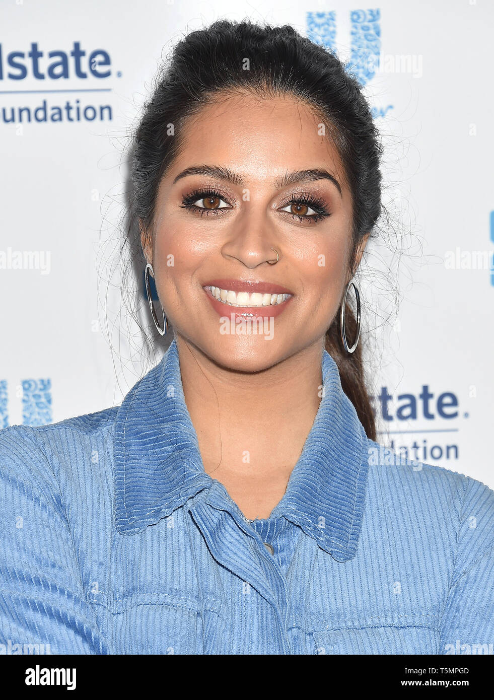 INGLEWOOD, CA - 25 aprile: Lilly Singh arriva a noi giorno California 2019 Al Forum il 25 aprile 2019 a Inglewood, California. Foto Stock