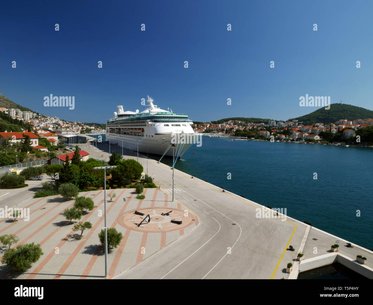 Dubrovnik, Croazia. Cruise Terminal. Foto Stock