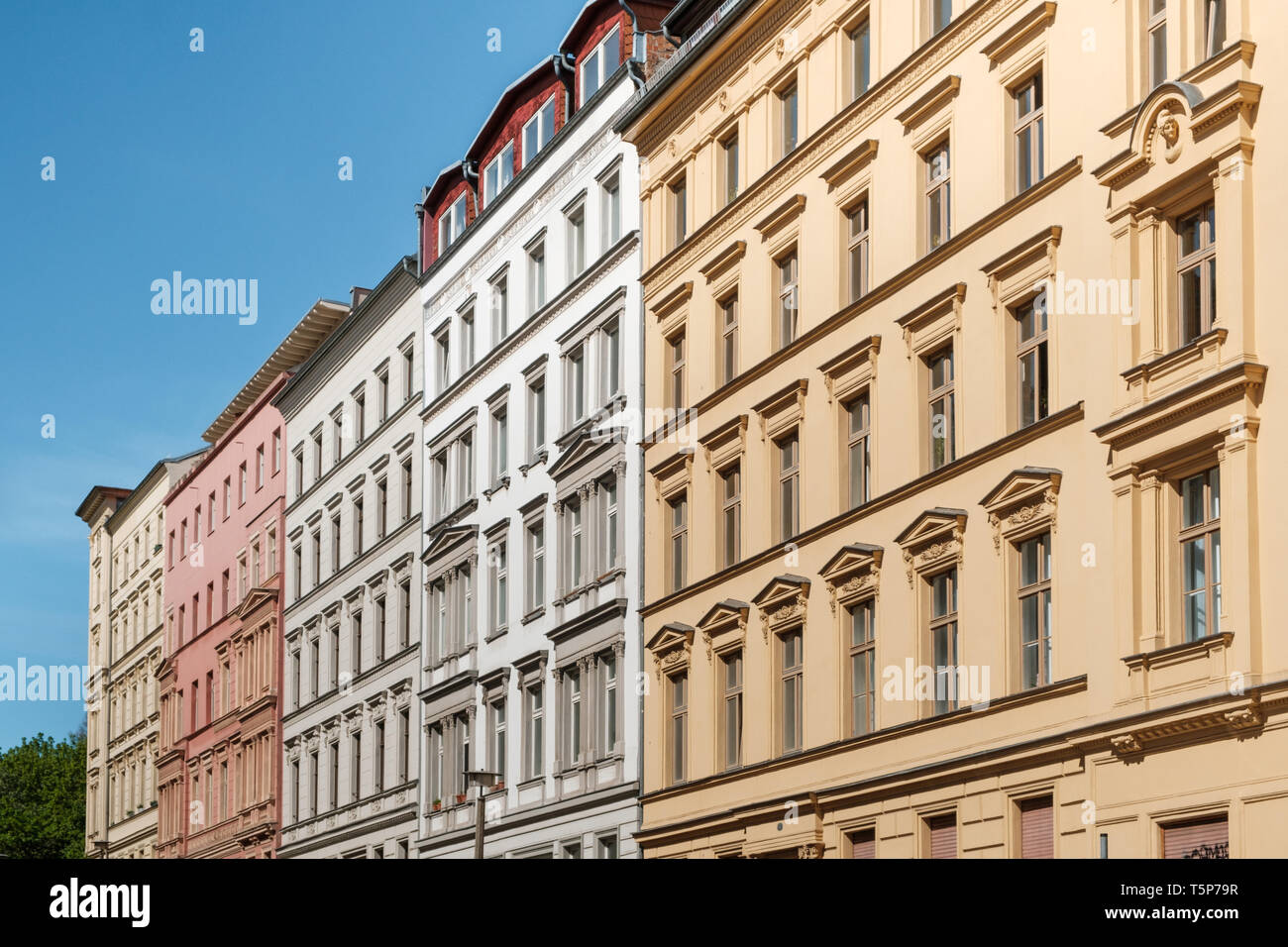 La facciata della casa, edificio esterno - real estate sfondo Foto Stock