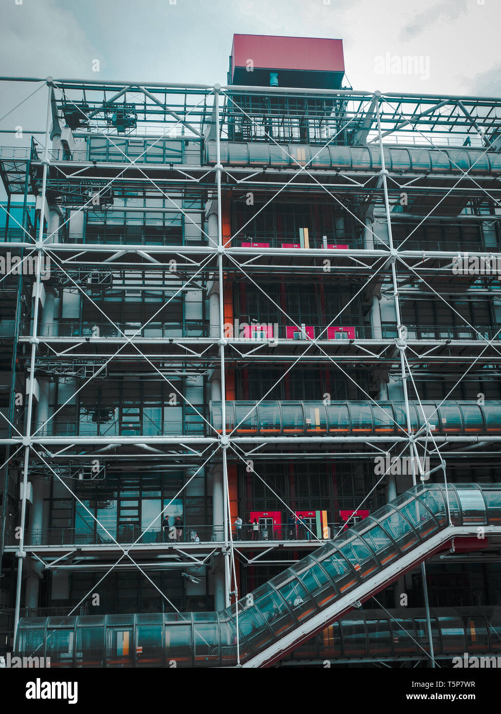 Il Centre George Pompidou - Parigi Foto Stock