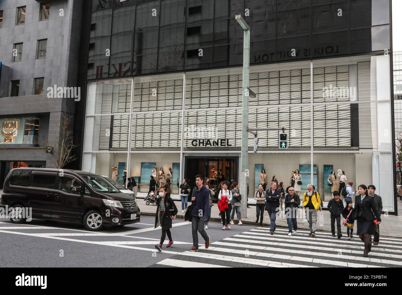 I negozi di lusso DI TOKYO Foto Stock