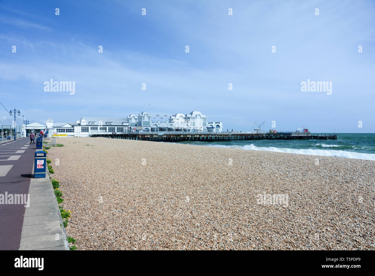 South Parade Pier, Southsea, Hampshire, Inghilterra, Regno Unito Foto Stock