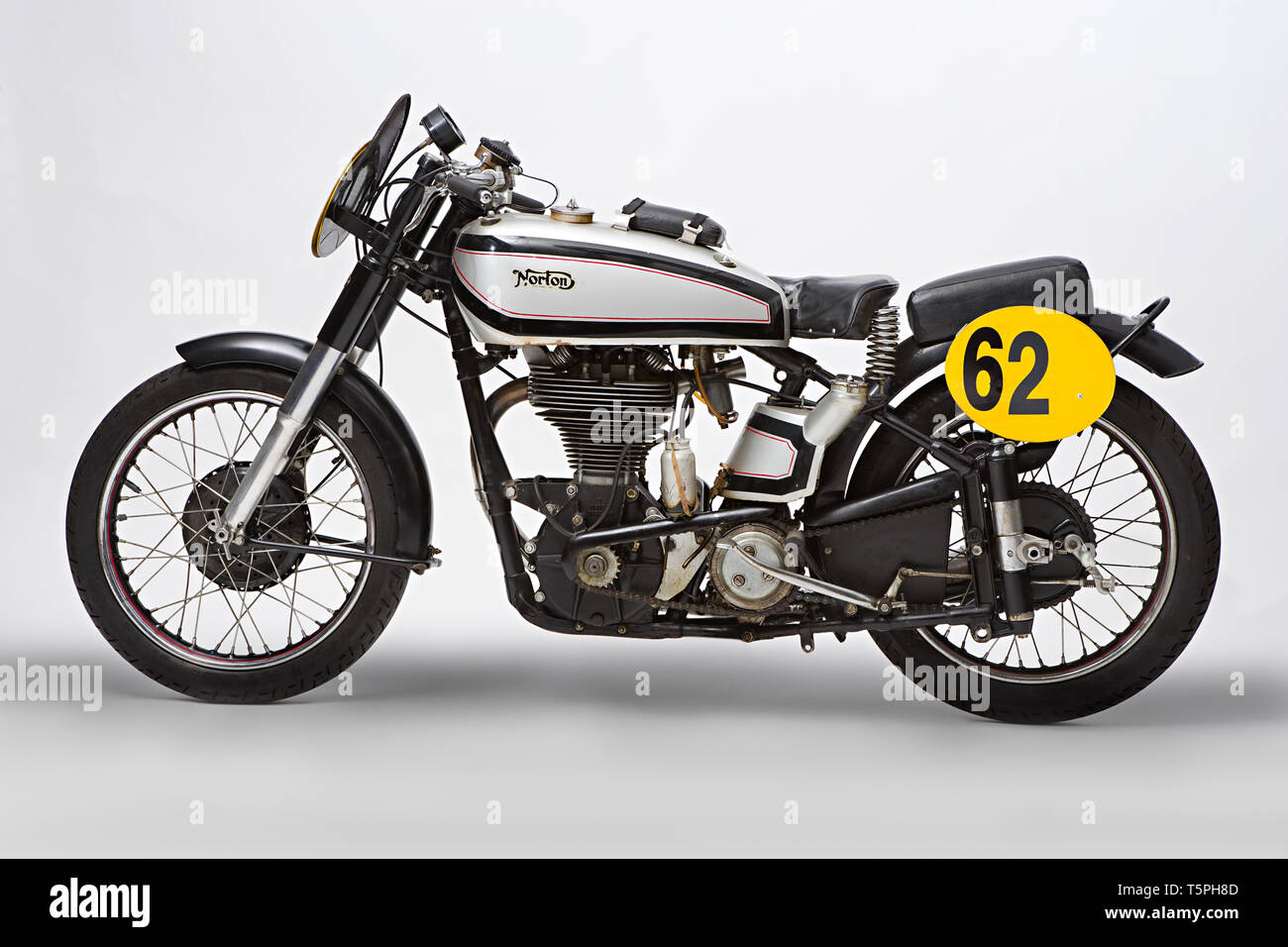 Moto d'epoca Norton Manx GP 500 Marca: Norton richiesta di cofinanziamento: Manx GP 500 Nazione: Regno Unito - Birmingham anno: 1949 Condizioni: restaurata c Foto Stock