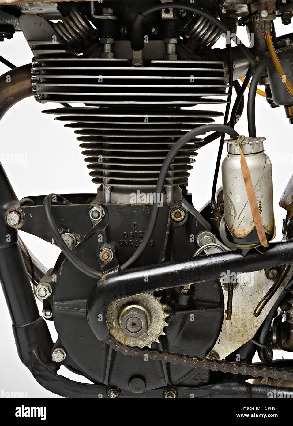 Moto d'epoca Norton Manx gp 500. Motore. Marca: Norton richiesta di cofinanziamento: Manx GP 500 Nazione: Regno Unito - Birmingham anno: 1949 Condizioni: res Foto Stock