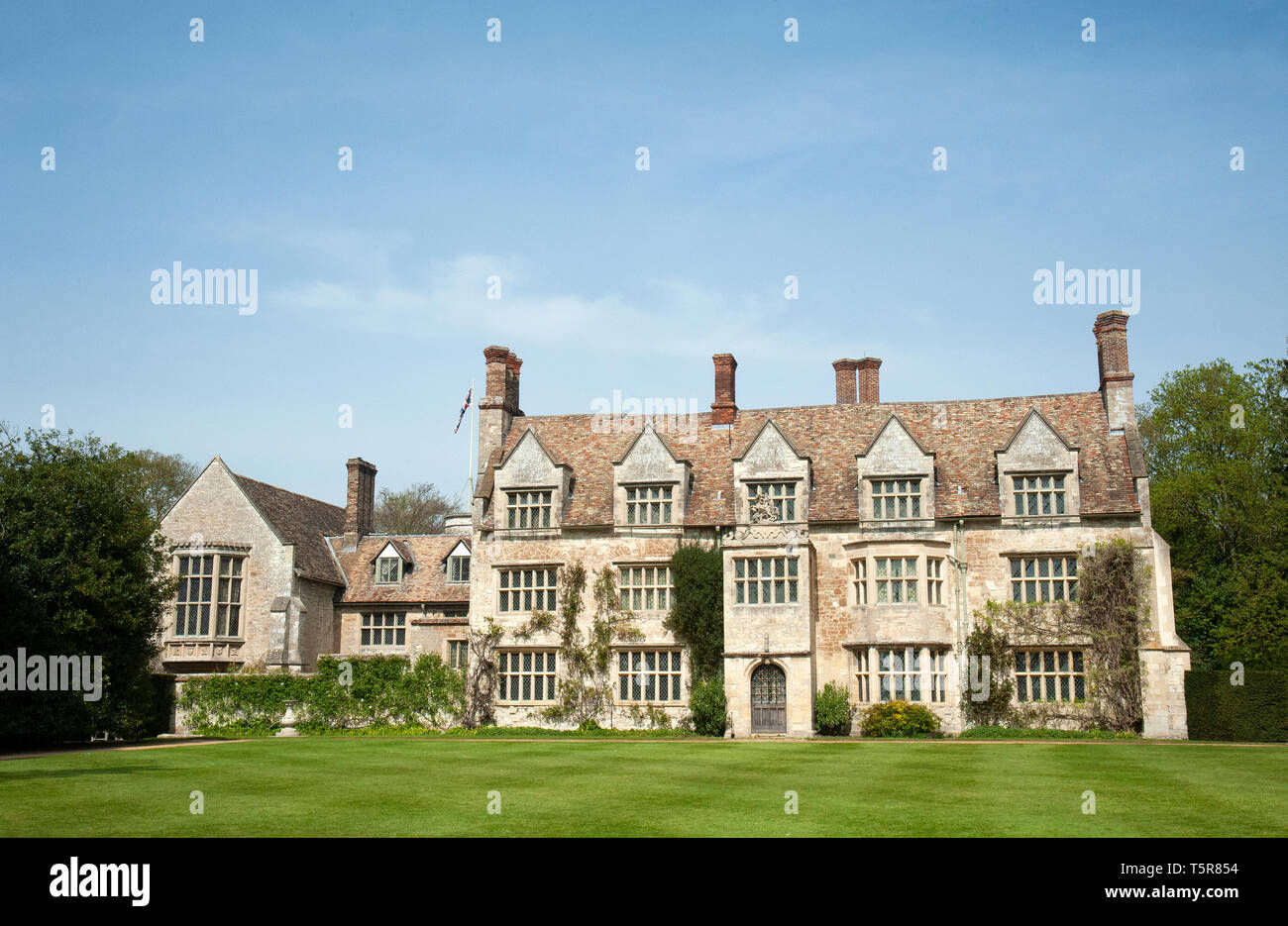 Anglesey Abbey in lode, Cambridgeshire. Un ex priorato e poi, dal 1930, il country house e giardini del Signore Fairhaven. Foto Stock