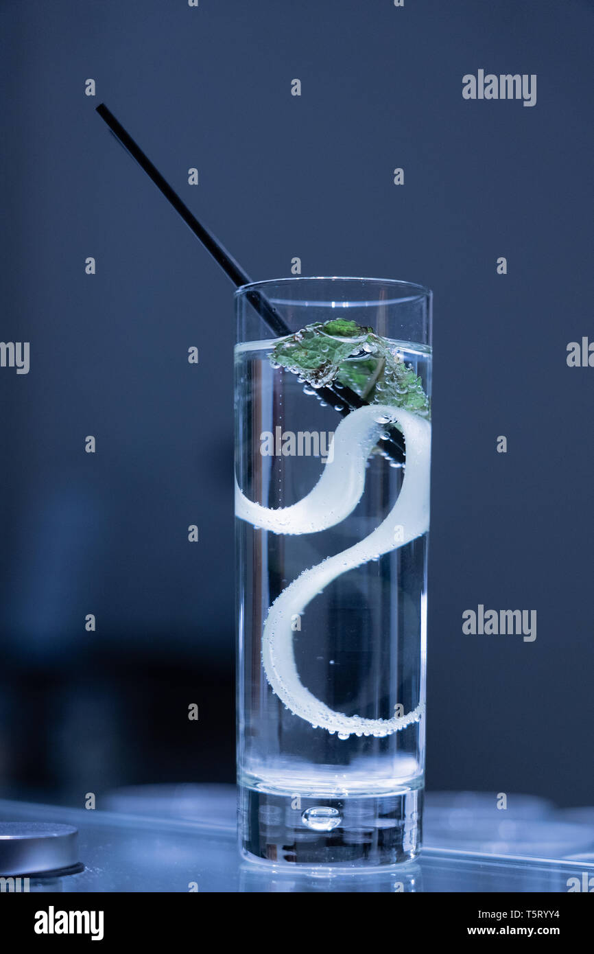 Alcohalic drink presso un evento di celebrazione Foto Stock