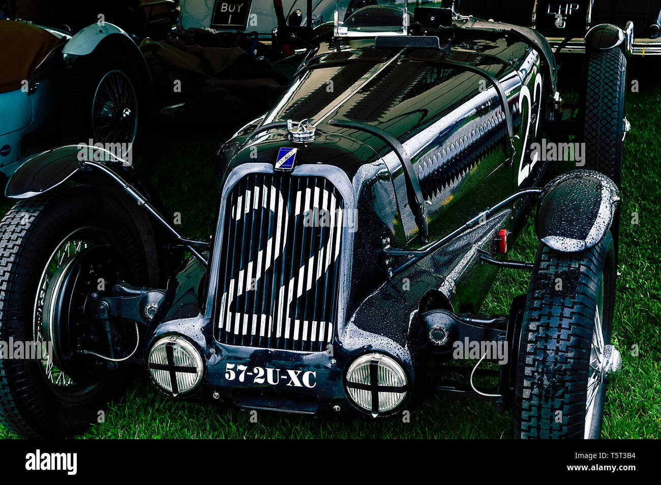 Un 1930 Talbot Lago T23 via auto sul display a Goodwood 2017 Foto Stock