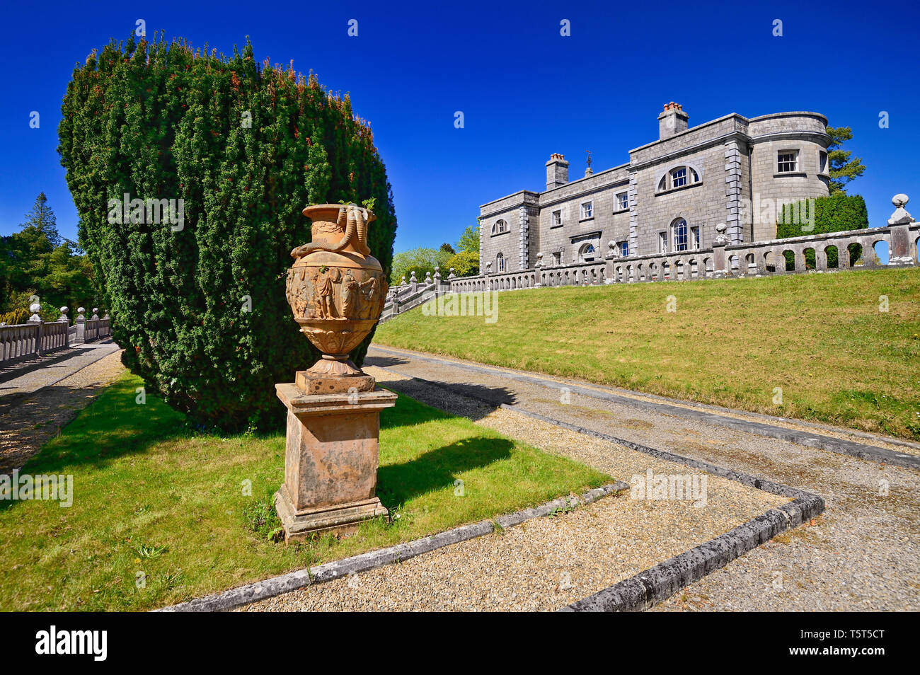 Irlanda, contea Westmeath, Belvedere House, costruita nel 1740 per Robert Rochfort 1° Conte di Belvedere da Richard Cassels uno degli irlandesi soprattutto architetti palladiani. Foto Stock