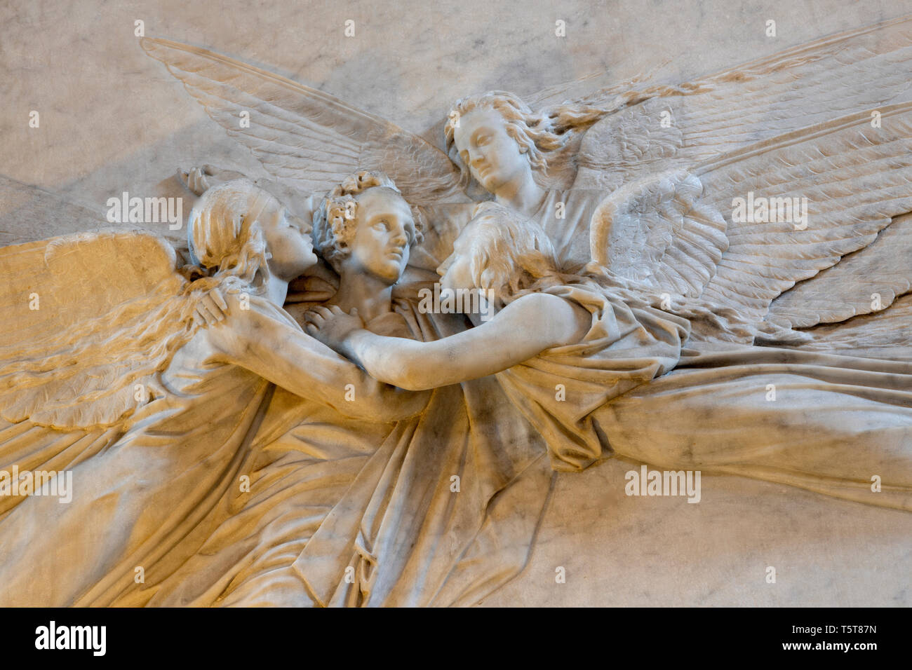 CATANIA, Italia - Aprile 7, 2018: il dettaglio dei monumenti funebri del compositore di opera di Vincenzo Bellini nella Cattedrale di Sant'Agata. Foto Stock