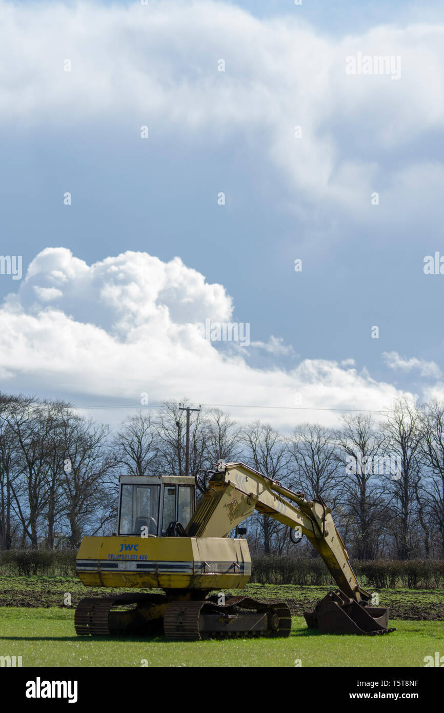 JCB 812 Escavatore Digger Foto Stock