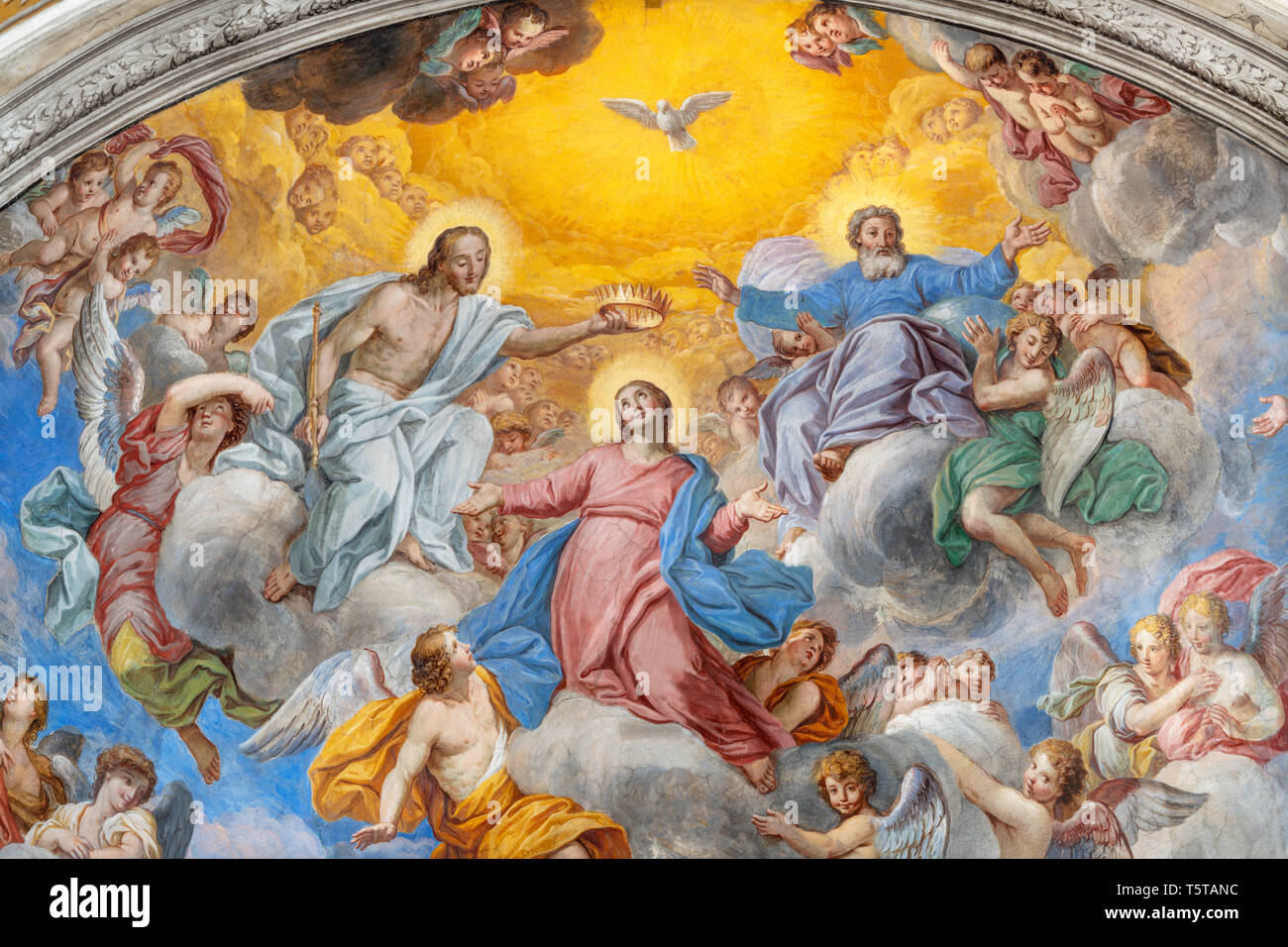 ACIREALE Italia 11 Aprile 2018 L affresco Della Incoronazione Della ACIREALE Italia 11 Aprile 2018 L affresco Della Incoronazione Della