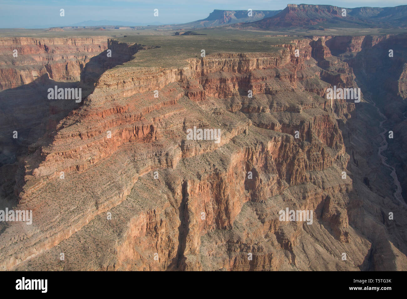 Antenna della West Rim del Grand Canyon Foto Stock