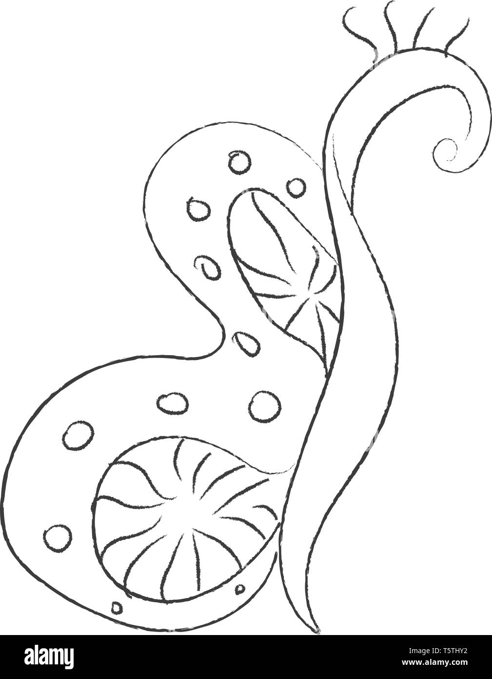 Una linea arte logo con diversi cerchi di vettore di disegno a colori o illustrazione Illustrazione Vettoriale