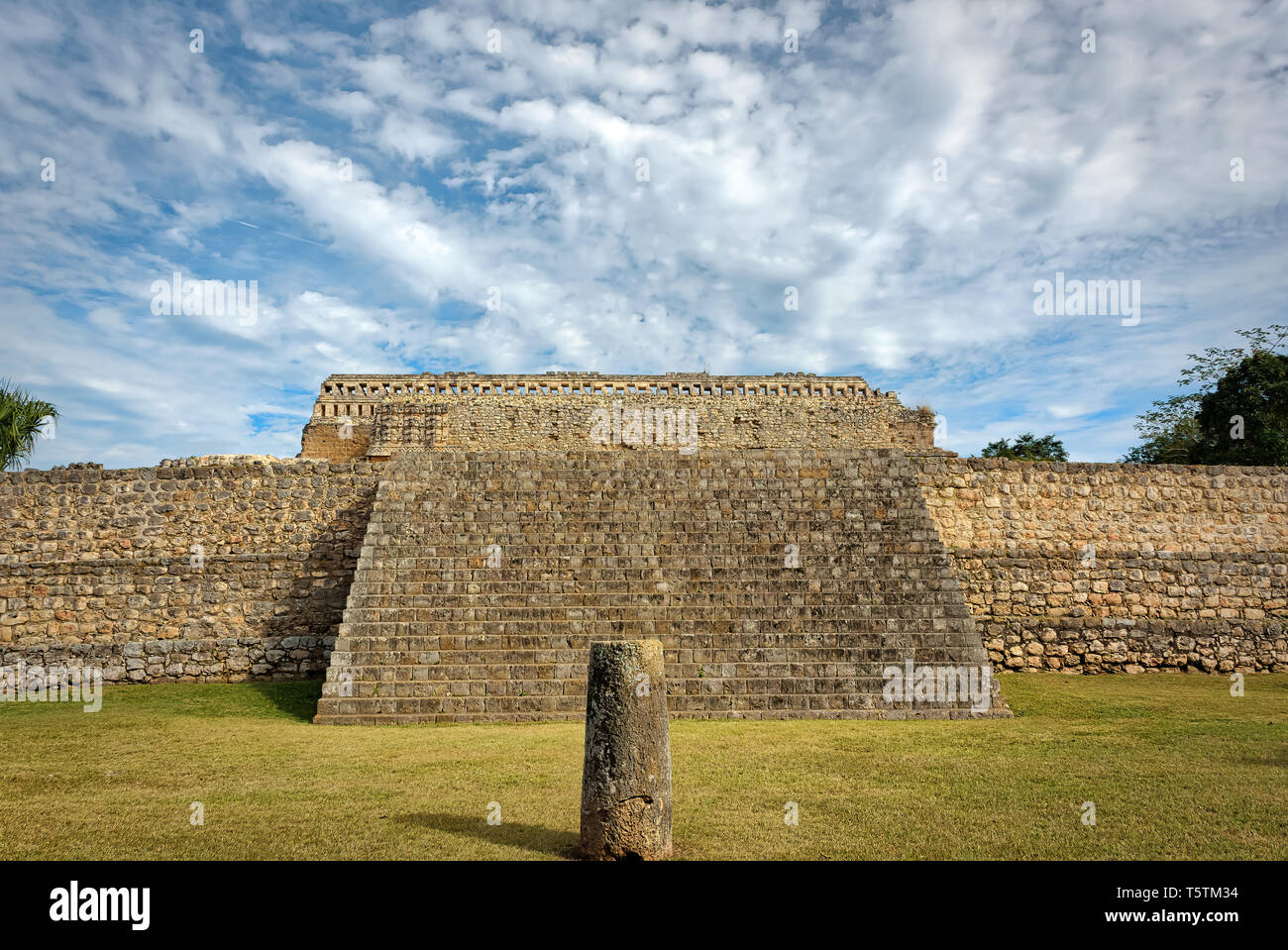 Kabah, Maya sito archeologico, regione Puuc, Merida, Messico Foto Stock