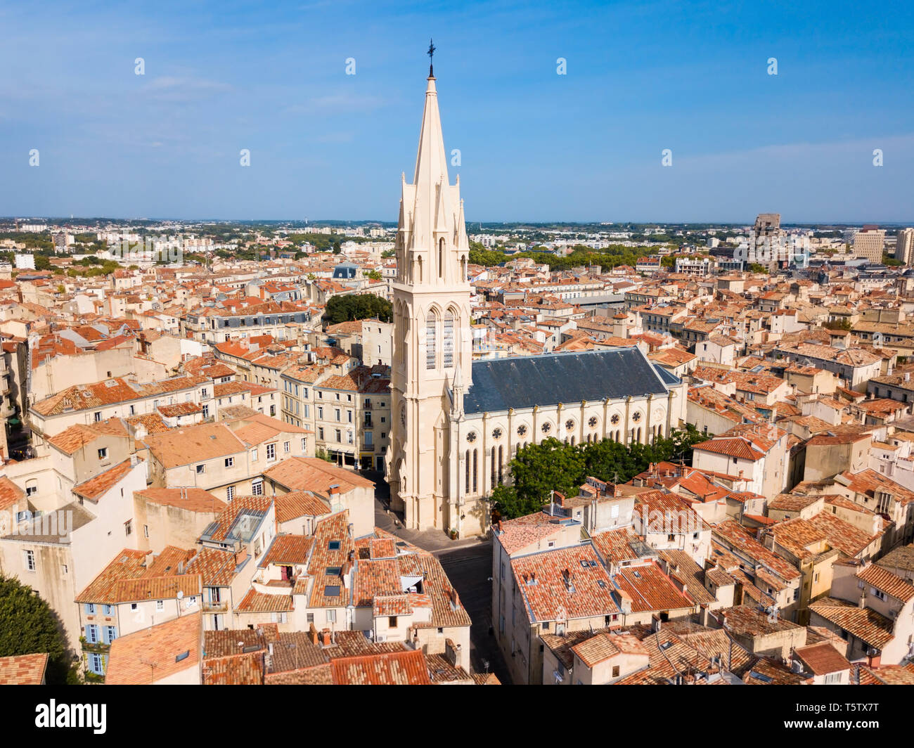 Carre Sainte Anne o di Santa Anna chiesa situata nella città di Montpellier in Francia Foto Stock