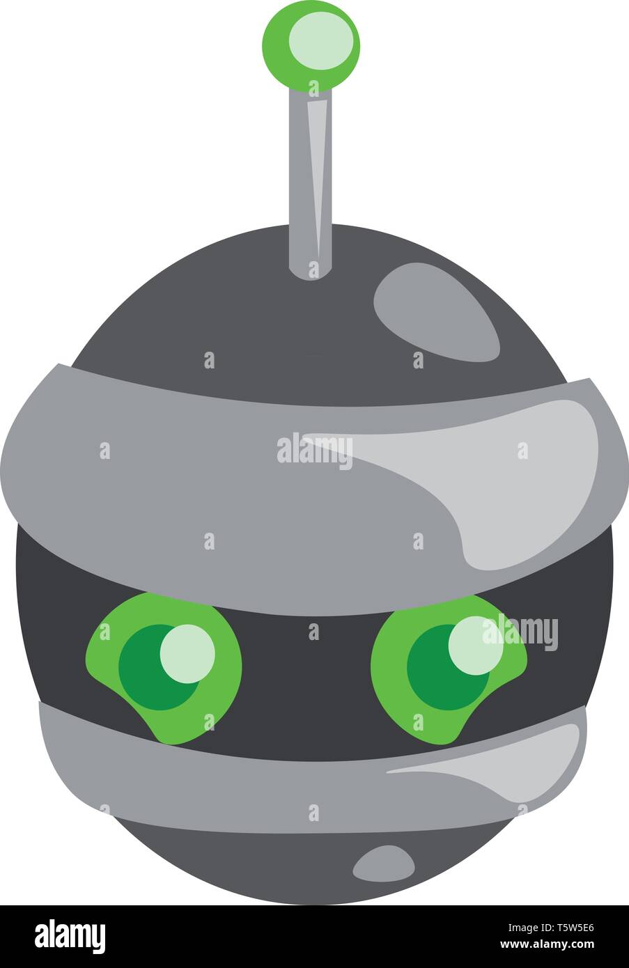 Un robot orb o vettore di Illustrazione a colori Illustrazione Vettoriale
