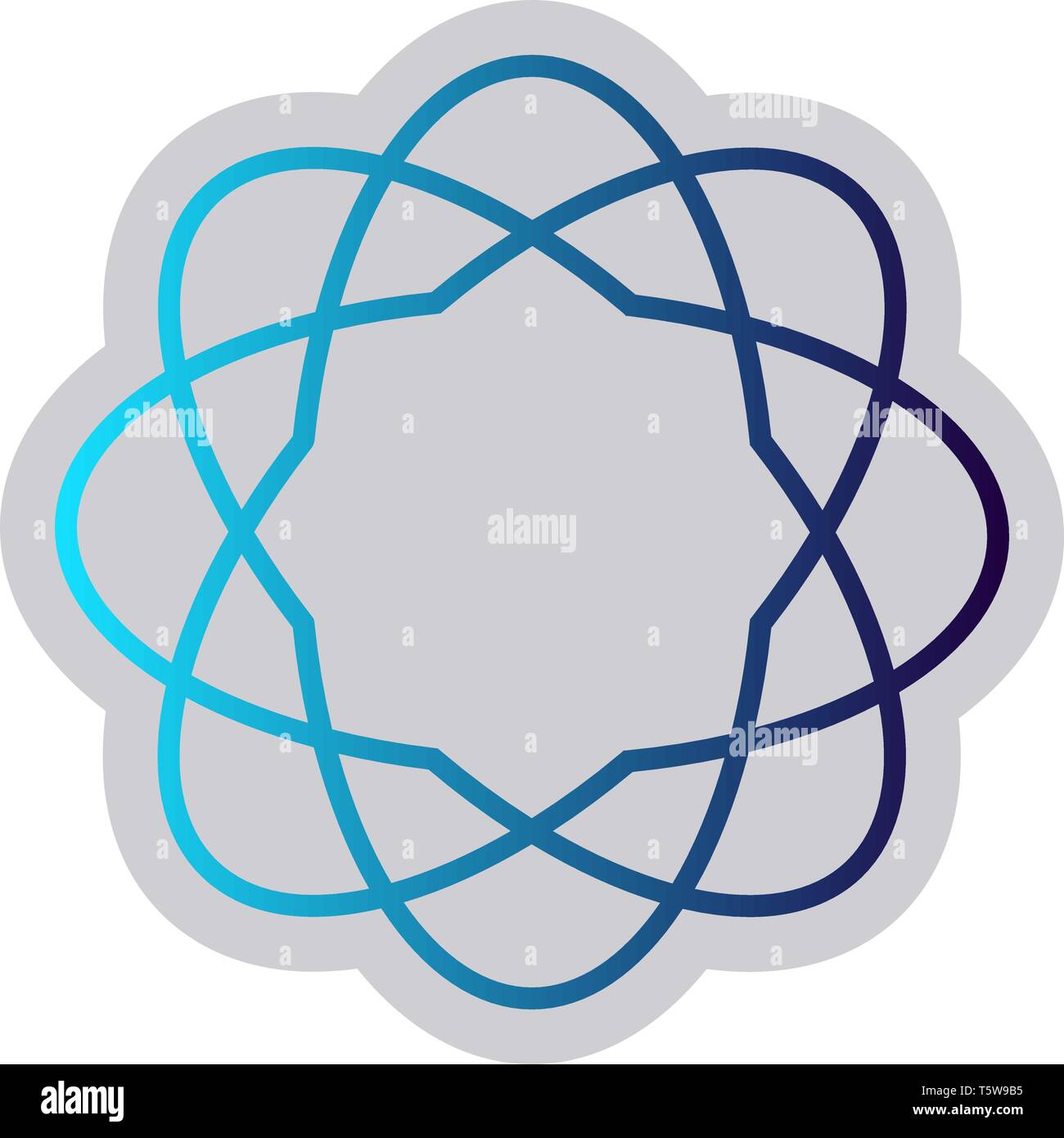 Soka Gakkai religione internazionale simbolo illustrazione vettoriale su sfondo bianco Illustrazione Vettoriale