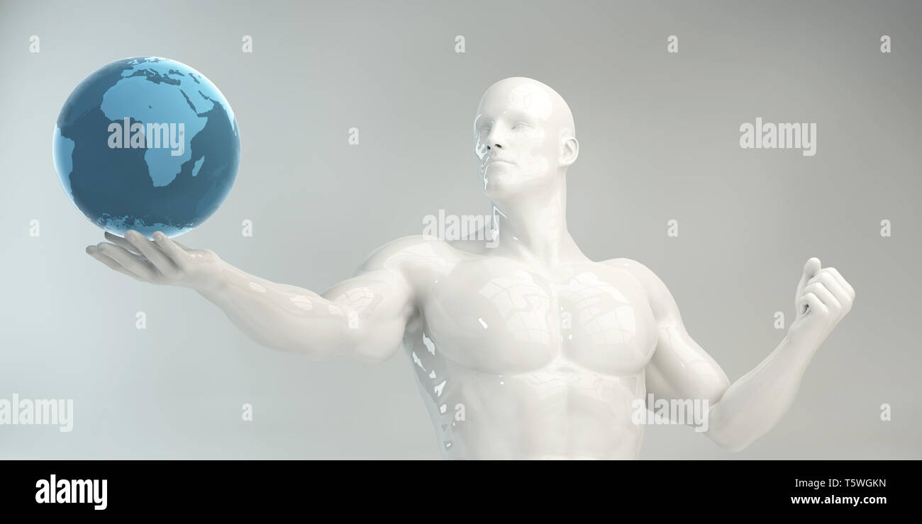 Global Sourcing e Mercati internazionali il concetto di economia Foto Stock