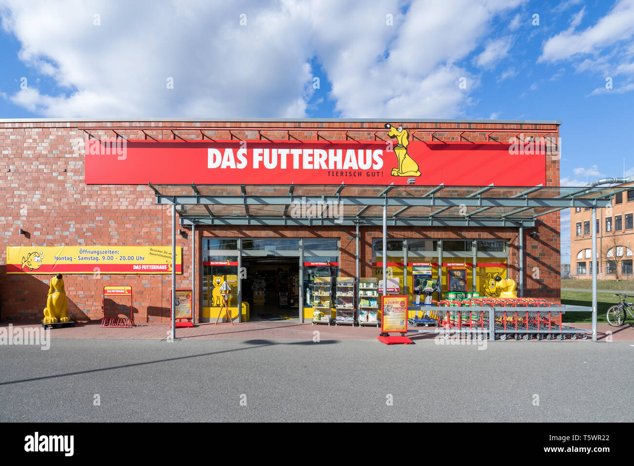 Das Futterhaus store in Norderstedt. Futterhaus Das è una delle più grande della Germania alimentazione pet rivenditore al dettaglio con più di 300 località su tutto il territorio nazionale. Foto Stock