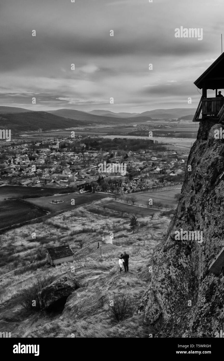 Castello Boldogkőváralja in Ungheria Foto Stock