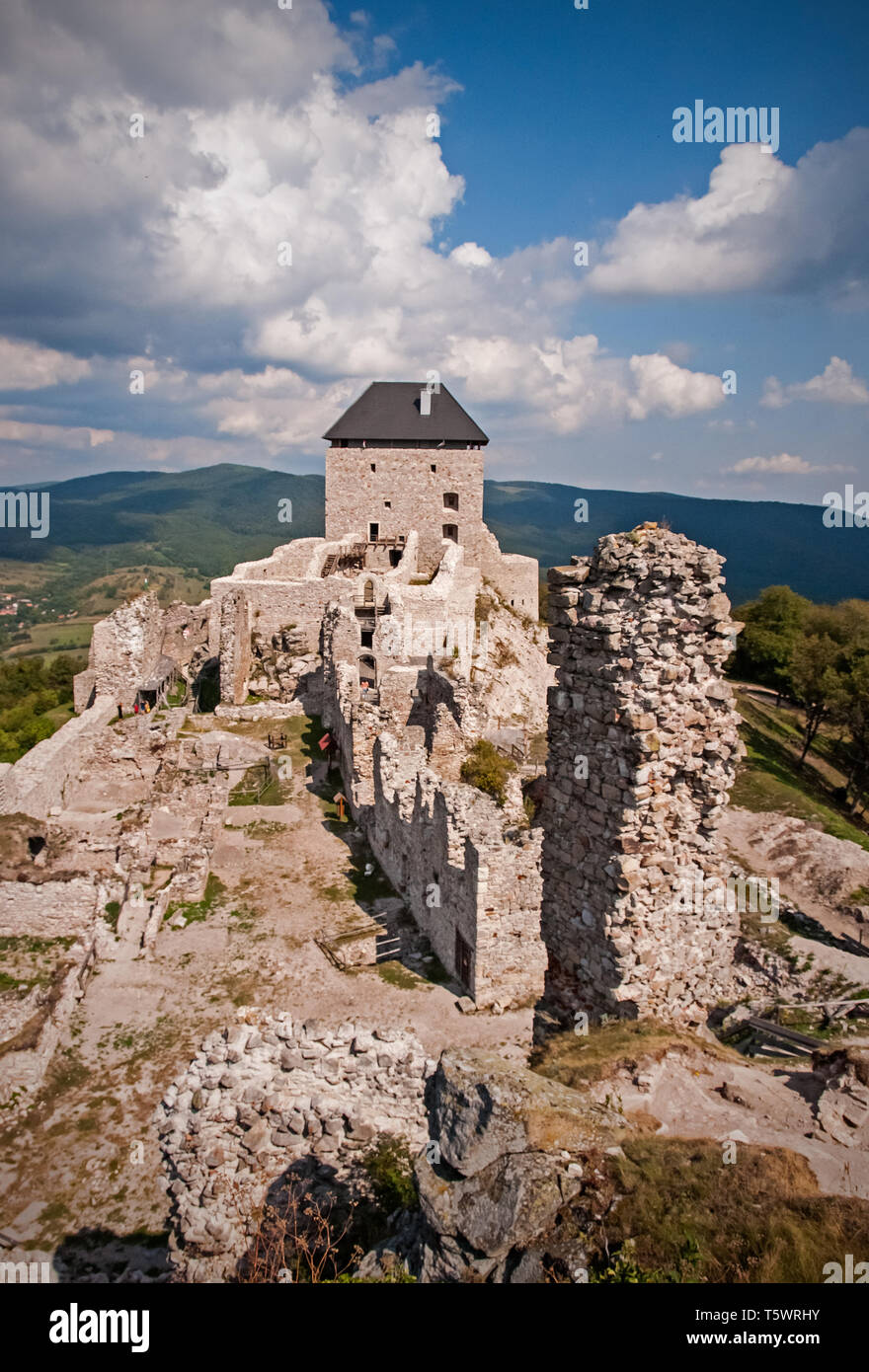 Il castello di Regéc in Ungheria Foto Stock