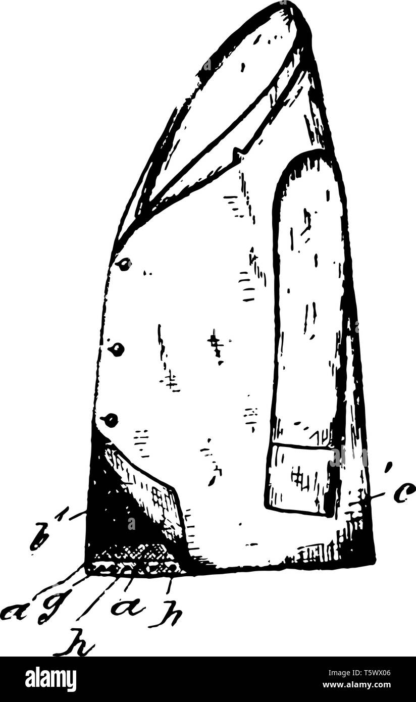 Giaccone impermeabile all'aperto sono indumento indossato per la protezione contro la pioggia vintage disegno della linea di incisione o illustrazione. Illustrazione Vettoriale