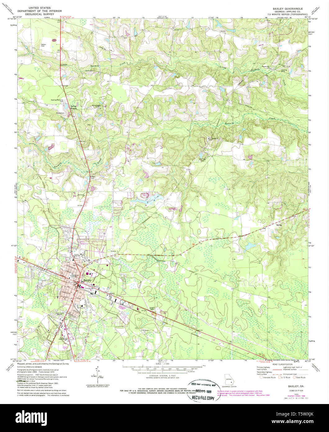 Baxley mappa immagini e fotografie stock ad alta risoluzione Alamy