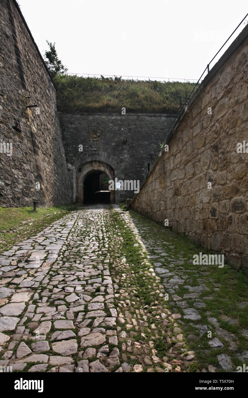 Fortezza di Castle Mountain in Klodzko. Polonia Foto Stock