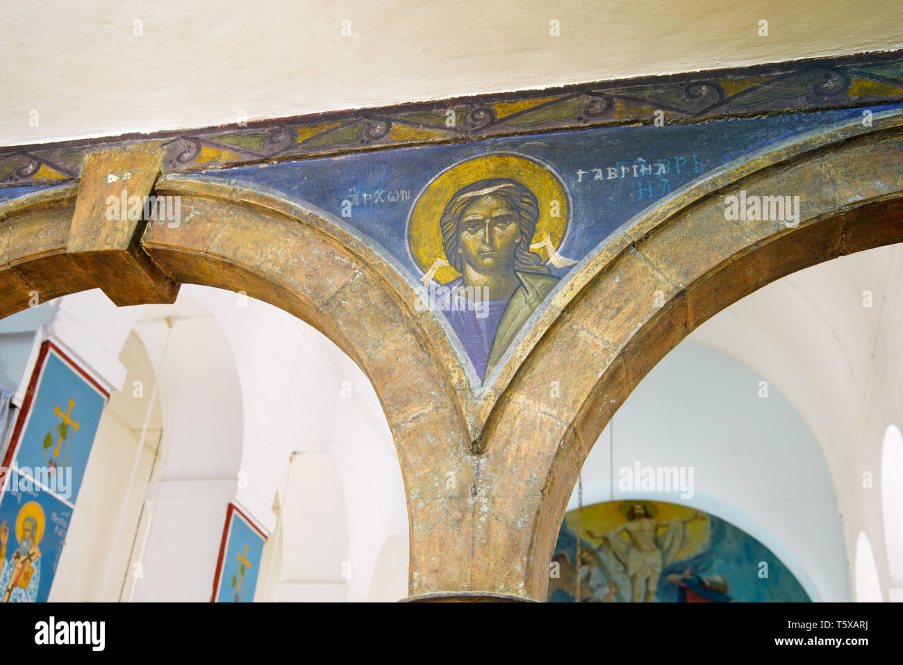Saint George chiesa Madaba Foto Stock