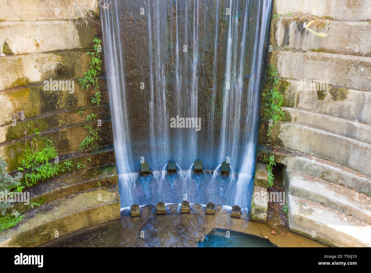 La Grecia, Rodi, Epta Piges (sette cascate Park) Foto Stock