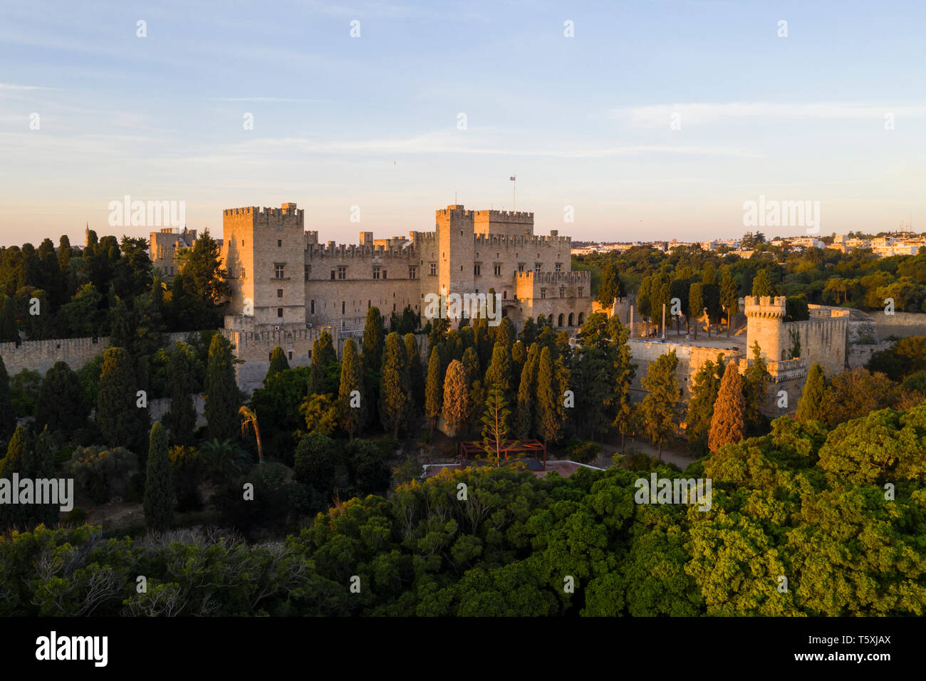 Grecia RODI, RODI, Palazzo del Gran Maestro dei Cavalieri Foto Stock