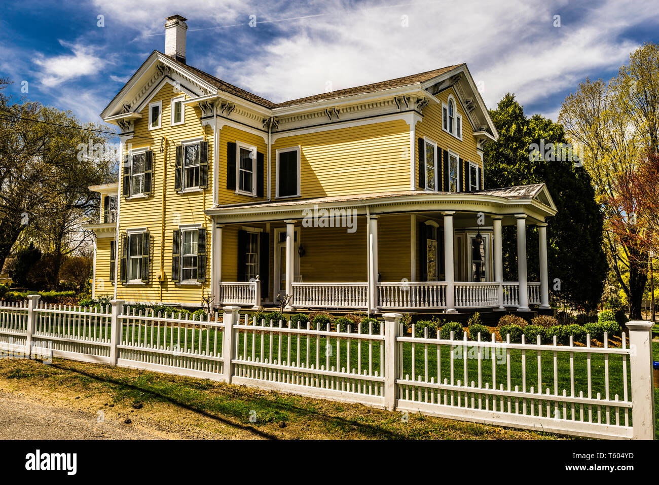 Casa Windham centro storico distretto   Windham, Connecticut, Stati Uniti d'America Foto Stock