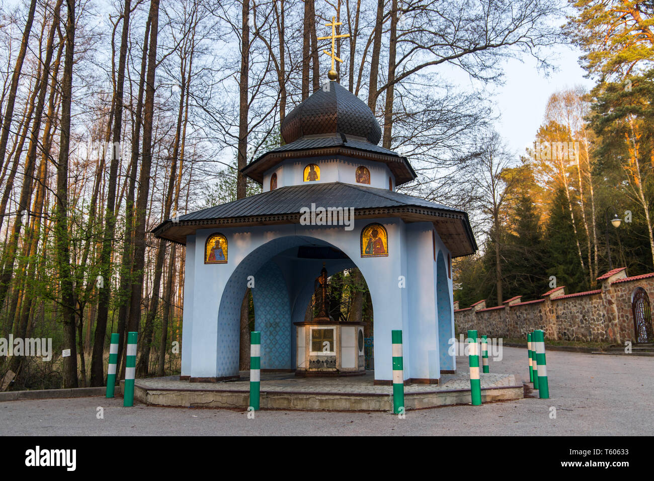 Grabarka, Polonia. Santa Montagna Grabarka, il più grande luogo di culto della chiesa ortodossa orientale in Polonia, Siemiatycze, Podlasie Foto Stock