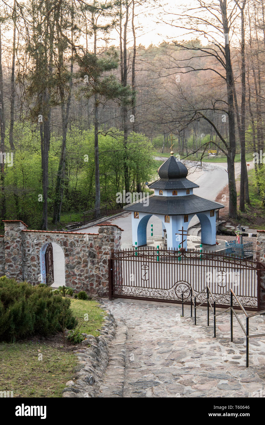 Grabarka, Polonia. Santa Montagna Grabarka, il più grande luogo di culto della chiesa ortodossa orientale in Polonia, Siemiatycze, Podlasie Foto Stock