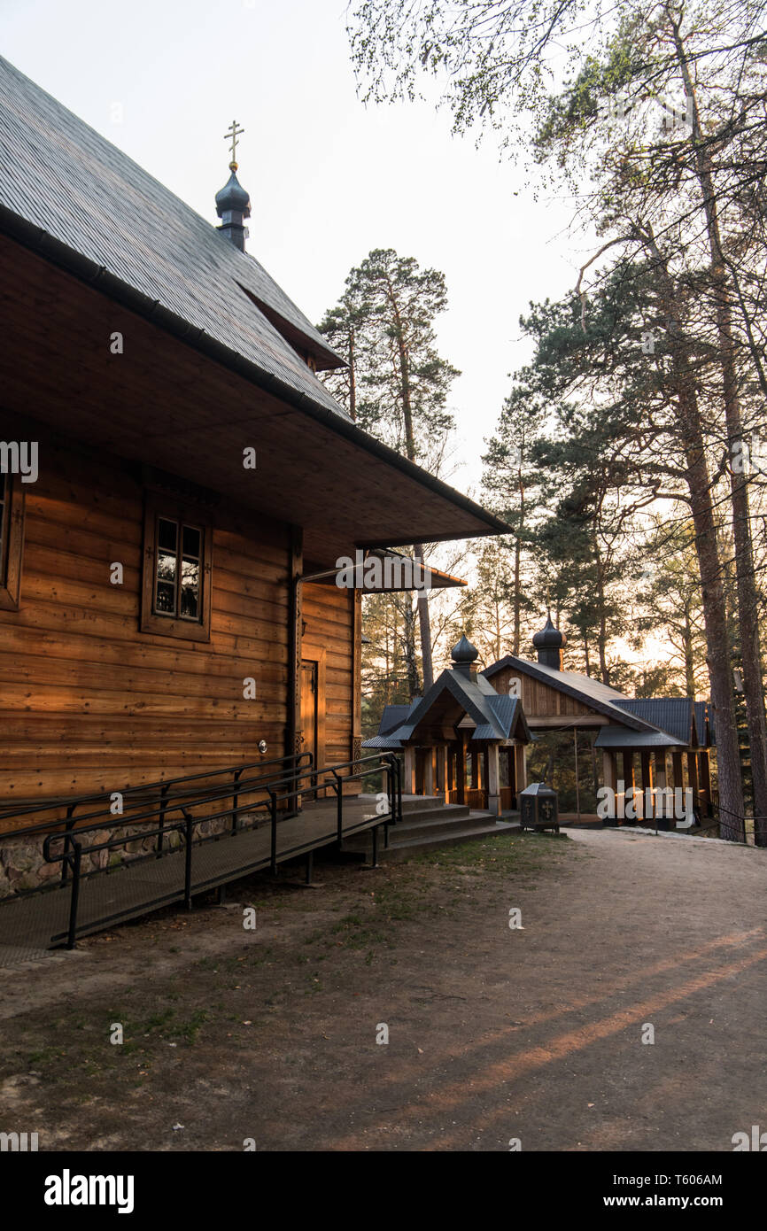 Grabarka, Polonia. Santa Montagna Grabarka, il più grande luogo di culto della chiesa ortodossa orientale in Polonia, Siemiatycze, Podlasie Foto Stock