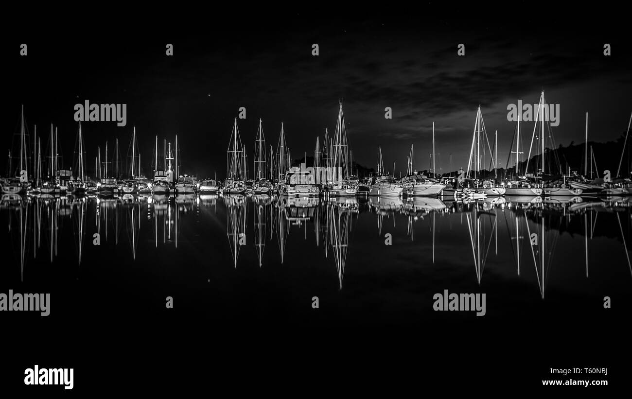 Sull'acqua Foto Stock