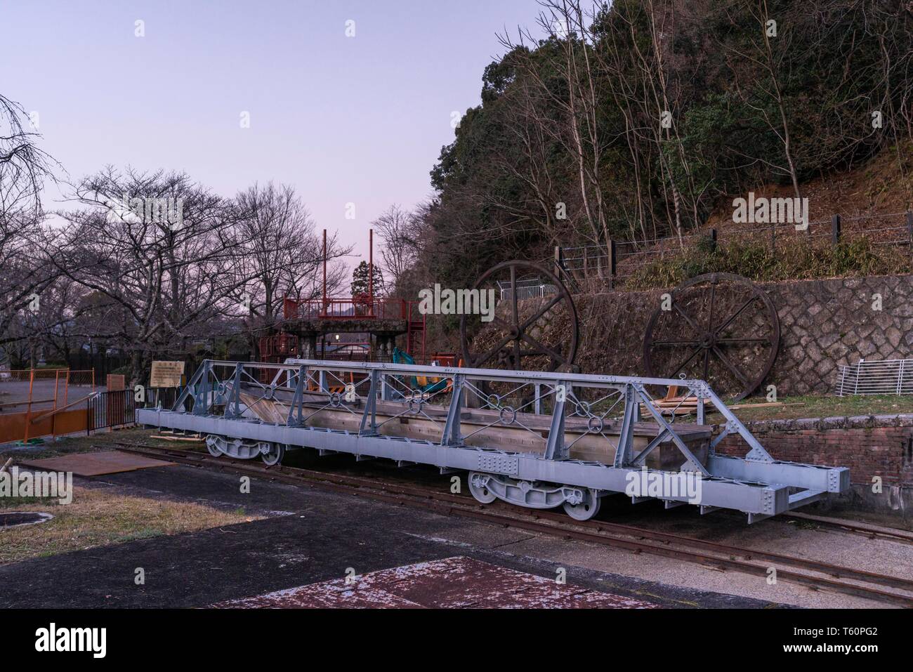 Keage incline al crepuscolo, Higashiyama-Ku, Kyoto, Giappone Foto Stock