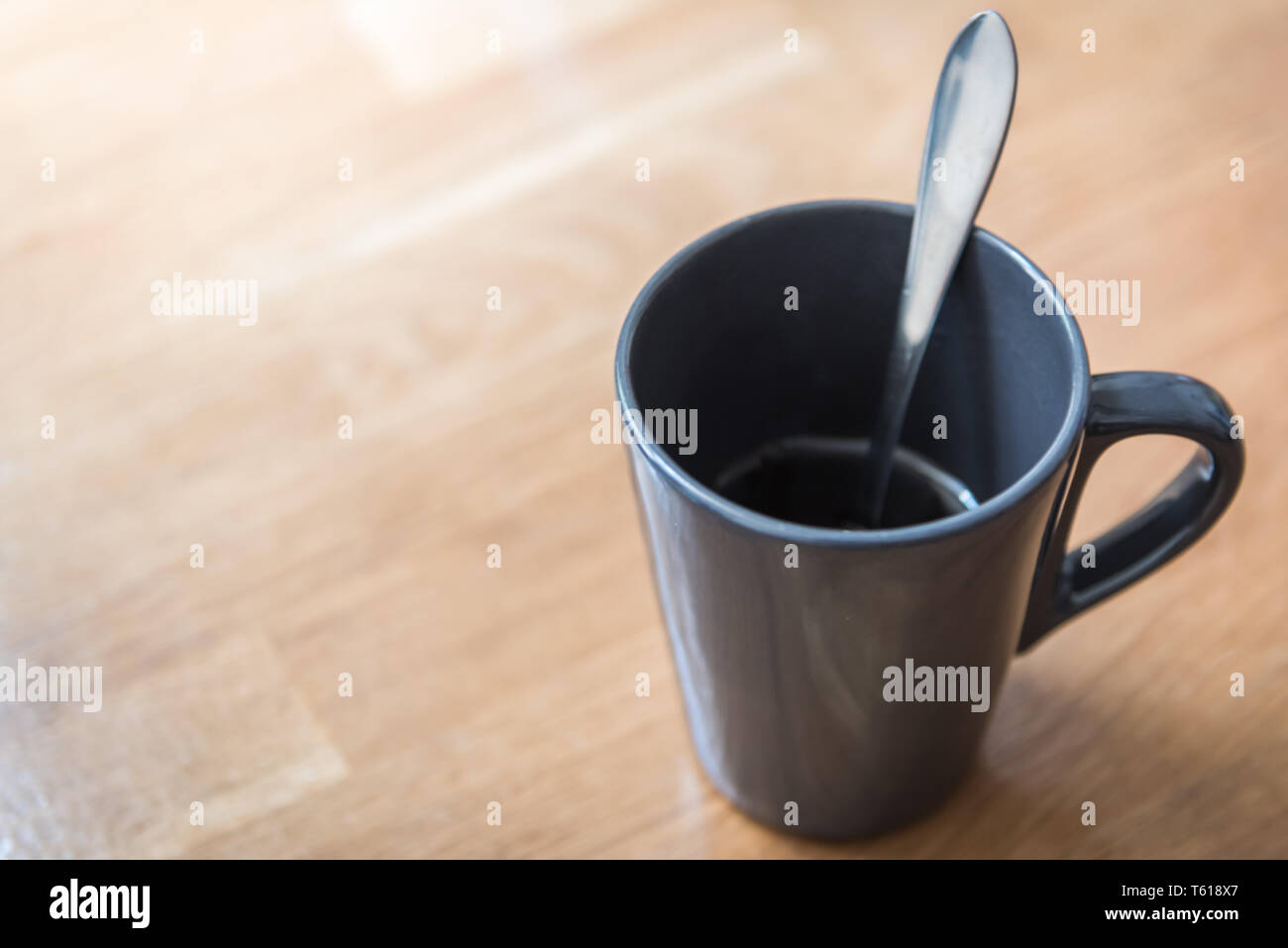 Caffè routine mattutina per una buona giornata di lavoro Foto Stock