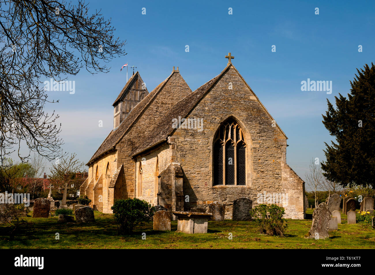 St James la grande chiesa, Long Marston, Warwickshire, Inghilterra, Regno Unito Foto Stock