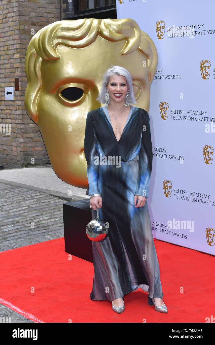 Londra, Regno Unito. 28 apr, 2019. I vinaccioli Taylor Arrivers presso il British Academy Televisione Craft Awards il 28 aprile 2019, Londra, Regno Unito. Credito: Picture Capital/Alamy Live News Foto Stock