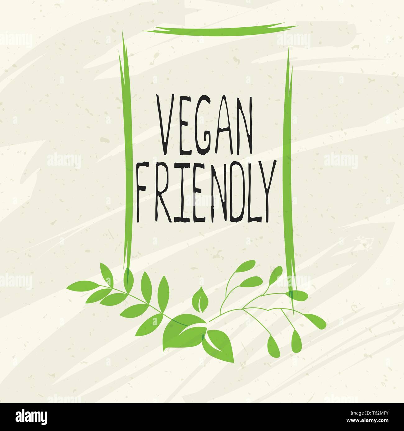 Vegan friendly etichetta e prodotto di alta qualità badge. Bio cibi fatti in casa prodotto organico puro Eco sano cibo organico, bio e naturale icona del prodotto Illustrazione Vettoriale