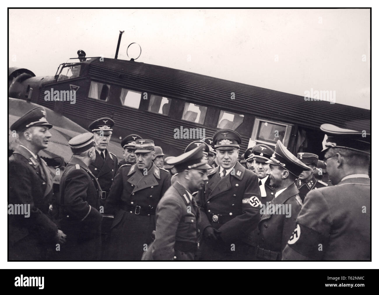 Propaganda nazista immagine 1940 Josef Goebbels - Il Ministro della propaganda del Terzo Reich, su le celebrazioni del decimo anniversario di esistenza del NSDAP partito nazista a Danzica Polonia Foto Stock