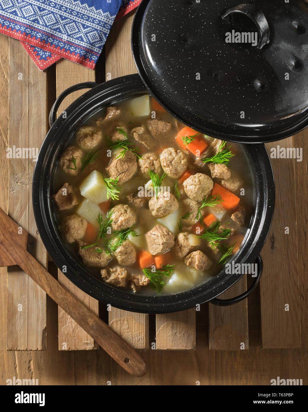 Sodd. Tradizionale pasto norvegese. In Norvegia il cibo Foto Stock