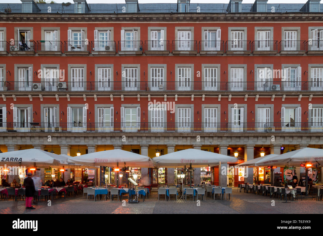 Plaza Mayor. Madrid, Spagna. Foto Stock