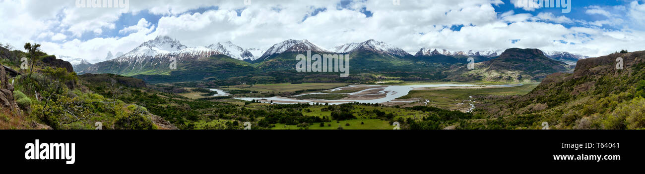 Reserva Nacional Cerro Castillo,Aysén del generale Carlos Ibáñez del campo Regione,Cile. Foto Stock