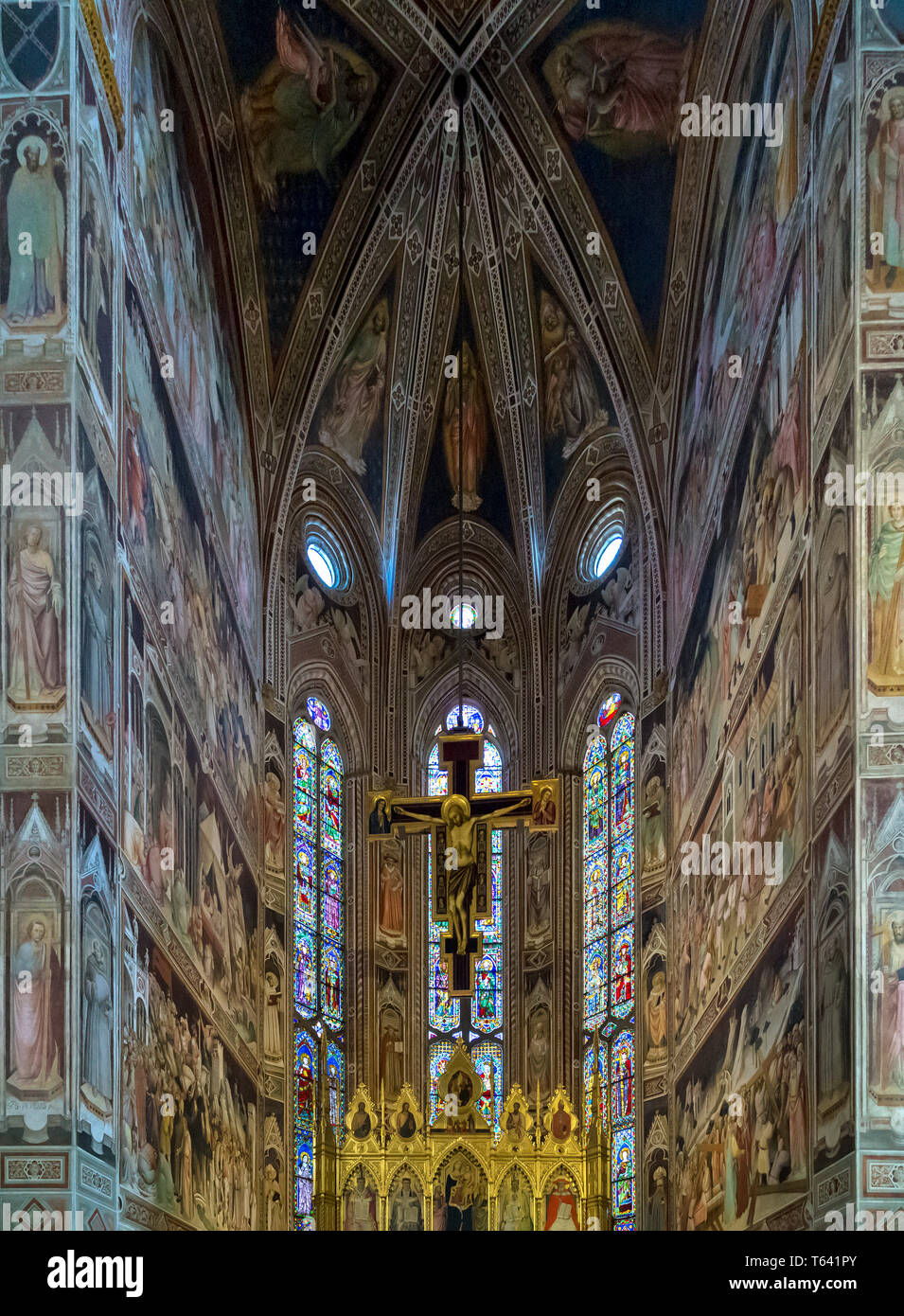 Basilica dell santa croce. (Basilica di Santa Croce) Firenze, Italia Foto Stock