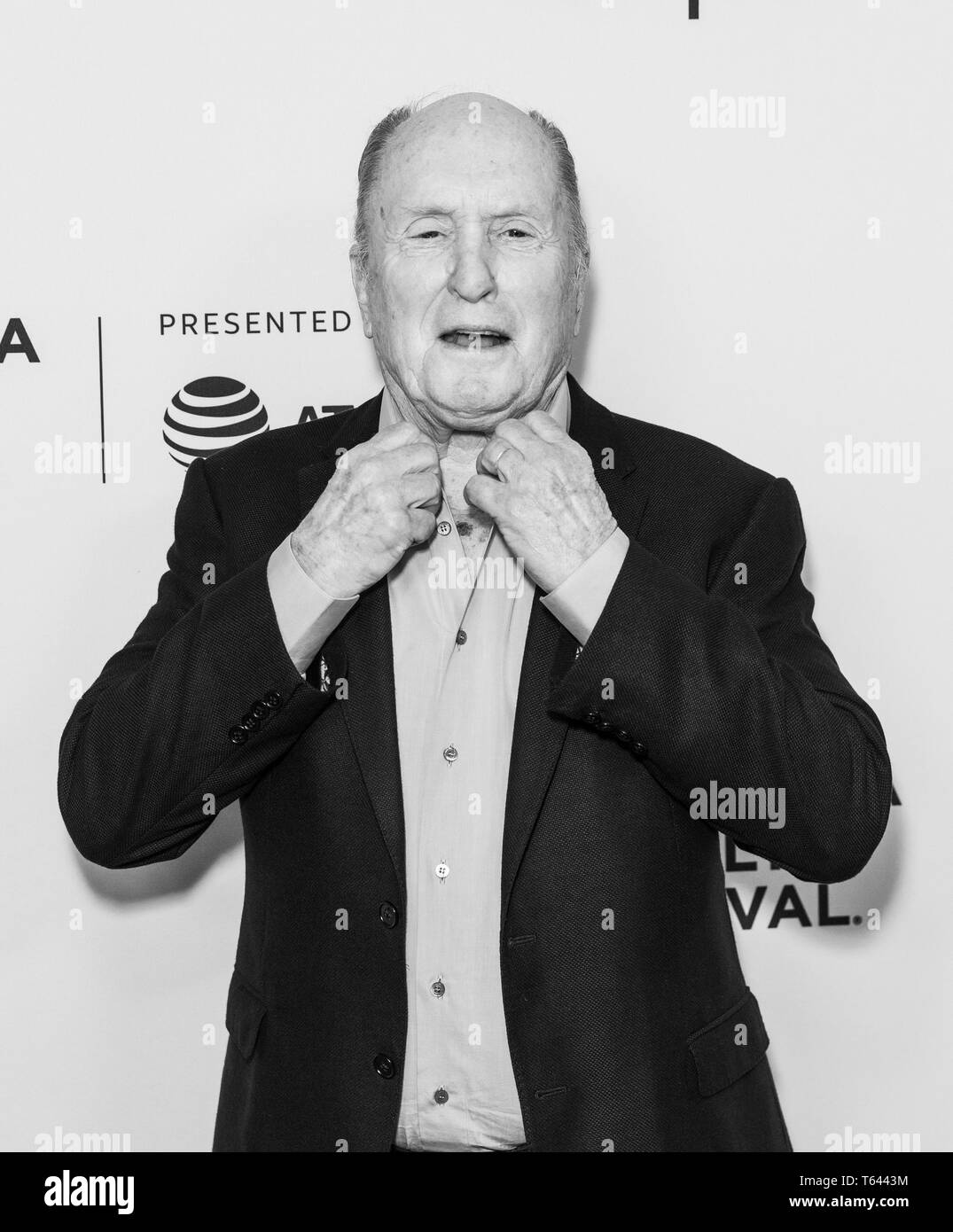 New York, NY - Aprile 28, 2019: Robert Duvall assiste premiere mondiale di Apocalypse Now Final Cut al Beacon Theatre Foto Stock