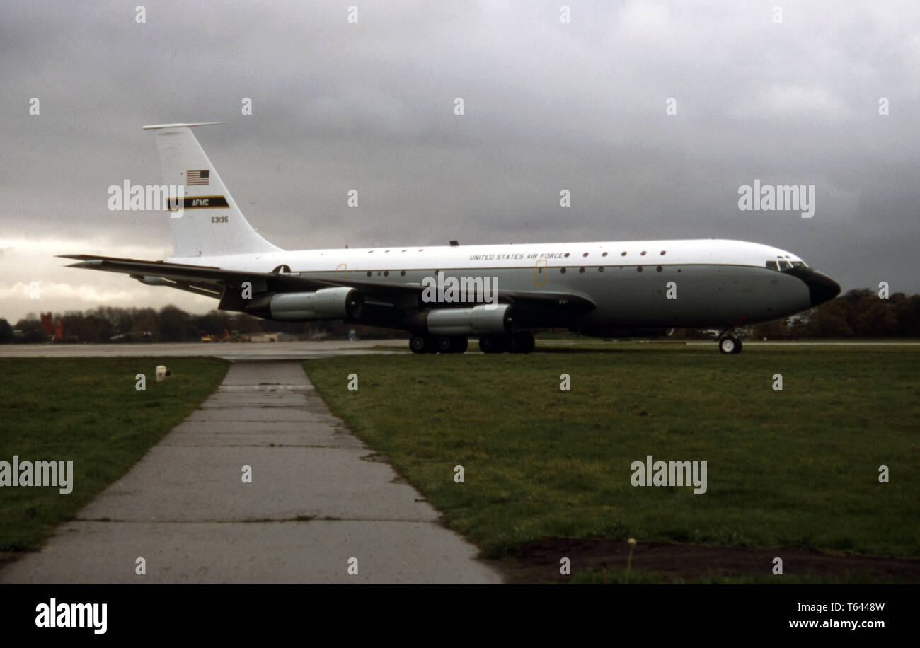 Il USAF United States Air Force Boeing NKC-135E Foto Stock